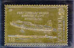 GOLD FOIL "FIRST TURBOJET ENGINE AIRPLANE FLIGHT", AUGUST 24,1939 - Dominique (1978-...)