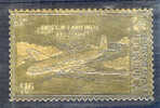 GOLD FOIL "FIRST JET AIRLINER",	JULY 27, 1949 - Dominica (1978-...)