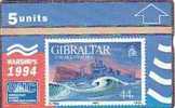 GIBRALTAR PRIVEE 5U  USS MC LANAHAN NEUVE MINT - Gibraltar