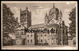 ALTE POSTKARTE NEUSS MÜNSTERKIRCHE Kirche Church église Ansichtskarte AK Postcard Cpa - Neuss