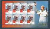 2006 FIDJI 1078** Pape Jean-Paul II , Feuillet - Fidji (1970-...)