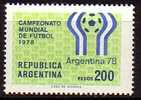 ARGENTINA - 1978(77) - World Footbal Coup - 1v - MNH - 1978 – Argentina