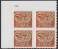 !a! USA Sc# 3646 MNH PLATEBLOCK (UL/P1111/a) - Coverlet Eagle - Unused Stamps