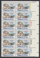 !a! USA Sc# C100 MNH PLATEBLOCK(12) (UR/39502/a) - Glenn Curtiss - 3b. 1961-... Ongebruikt