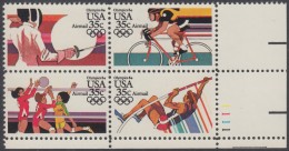 !a! USA Sc# C109-C112 MNH PLATEBLOCK (LR/1111) - Summer Olympics - 3b. 1961-... Neufs