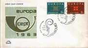 LUXEMBOURG  - FDC - EUROPA 1963 - FDC