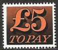 Grande Bretagne - Taxes - 1970 - Y&T 85 - S&G 89 - Neuf ** - Strafportzegels