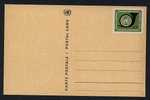 PAP ONU NATIONS UNIES OFFICE DE GENEVE CARTE 0.20 EMISSION DU 04/10/1969 - Autres & Non Classés