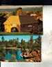 4 Carte De Moulin A Eau - 4 Watermill - Water-wheel Postcard - Water Mills