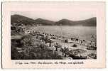 CPSM 83 ST CYR SUR MER - Les Lecques - La Plage - Vue Generale - Saint-Cyr-sur-Mer