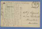 Kaart Met Stempel NIEL Op 20/8/1914 (Offensief W.O.I) Naar Brussel - Sonstige & Ohne Zuordnung