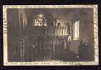 22 LANNION ?? Carte Photo, Eglise, Intérieur, 190?, Dos 1900 - Lannion