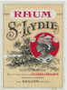 773 / ETIQUETTE DE RHUM Ste LYDIE RICHARD & PAILLOUD  SAUJON (17) - Rhum