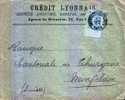 CREDIT LYONNAIS - AGENCE DE BRUXELLES - Anno 1896 - Otros & Sin Clasificación