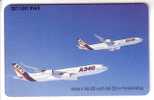 AIRBUS  A 340 ( Germany Rare Card ) - Plane - Avion - Airplane - Planes - Airplanes - Aeroplane - Aircraft - Flugzeuge