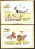 NETHERLAND 1984 BIRDS, STORK SET OF 4 MAXIMUM CARDS # 7830 - Maximum Cards