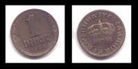 1 DINAR 1938 - Joegoslavië