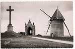 CPSM 85 LES HERBIERS - Calvaire Chapelle Et Vieux Moulin Du Mont Des Alouettes - Les Herbiers