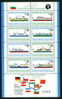 3092 Bulgaria 1981 EUROPA Danube Ships BLOCK MNH / FLAGS /125 Jahre Europaische Donaukommission Donauschiffahrt - Stamps