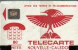 NEW CALEDONIA 80 U  RED CAGOU  BIRD MINT IN BLISTER NCL-02A CV$60US SPECIAL PRICE !!! - Neukaledonien