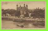 LONDON, UK - THE TOWER  OF LONDON - ANIMATED WITH SHIPS - H. HESKETT - - Tower Of London