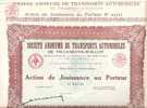 TITRE .TRANSPORT AUTOMOBILE .VILLENEUVE SUR LOT .47 - Transportmiddelen