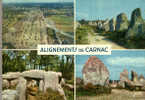 CARTE POSTALE DE BRETAGNE - ALIGNEMENTS DE CARNAC - DOLMENS ET MENHIRS - Dolmen & Menhirs