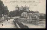 35..ILE ET VILAINE..COMBOURG.LE CHATEAU ET LA CHAUSSEE DE L'ETANG.....ECRITE...‹(•¿•)› - Combourg