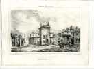 - CHÂTEAU DE CARNEY. LITHOGRAPHIE MILIEU 19e SIECLE ISSUE DE LA: GUIENNE MONUMENTALE - Litografia