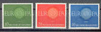 Germania Occidentale - Serie Completa Nuova Europa CEPT - 1960