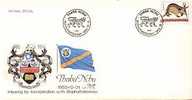 Jolie FDC Tp Obl CAD 01-10-1983 Histoire Incorporation Thaba Nchu & Bophuthatswana Armoiries Drapeau Blason Félin - Bophuthatswana