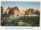 D 4130 - Kiel. Fischhalle Mit Fischerhafen. Königl. Schloss U. Seegarten - CAk Von 1916 - Kiel