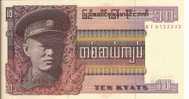 10 Kyats "BURMA" 1973  P58   UNC  Ro 43 - Malaysie