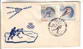 GOOD USSR FDC - WINTER OLYMPIC GAMES 1960 - SQUAW VALLEY - Invierno 1960: Squaw Valley