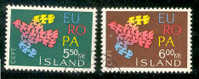 Islanda - Serie Completa Usata: Europa CEPT - 1961