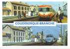 59 COUDEKERQUE BRANCHE La Gare : TGV  Et La Micheline - Coudekerque Branche