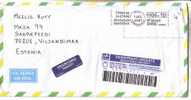 GOOD " REGISTERED " Postal Cover BRAZIL To ESTONIA 2007 - Postage Paid 6,10 - Covers & Documents