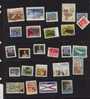 LOT 24 CANADA 25 TIMBRES OBLITERES - Used Stamps