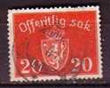 Q8125 - NORWAY NORVEGE Service N°36 - Dienstzegels
