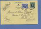 257 Op Entier Per EXPRES Met Stempel GENT - 1922-1927 Houyoux