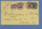 195(3) Op Entier Met Stempel DEYNZE Naar Berlin (Duitsland) - 1922-1927 Houyoux