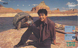 Télécarte Japon / 110-011 - Animal - TORTUE / VISA - TURTLE Japan Phonecard - Schildkröte Telefonkarte - TORTUGA - 04 - Schildpadden
