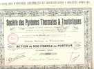 TITRE  .PYRENEES THERMALES .TOULOUSE .31 - Tourismus