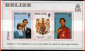 Belize ** Bloc N° 25   - Mariage Royal Du Prince Charles - Belize (1973-...)