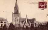 56 PONTIVY Eglise Notre Dame De ** Et Monument Fédération, Ed Nel 26, 1927 - Pontivy