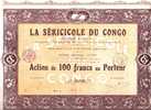 TITRE  .SERICOLE DU CONGO - Textiles