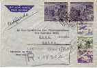 Lettre Recommandée (certificado) 1957 "By Air Mail"/ Lagacion De Suiza - Santiago - Chili