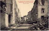 GERBEVILLER - Rue De La Poste Après Le Bombardement - Gerbeviller