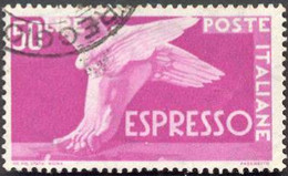 Pays : 247,1 (Italie : République) Yvert Et Tellier N° : Ex   38 (o) - Express/pneumatic Mail