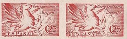 ES879SDBL2-L2092TEVA.España,Spain.Espagne..Pegaso.1939.(E D 879s**)par.sin Charnela.MAGNIFICO - Abarten & Kuriositäten